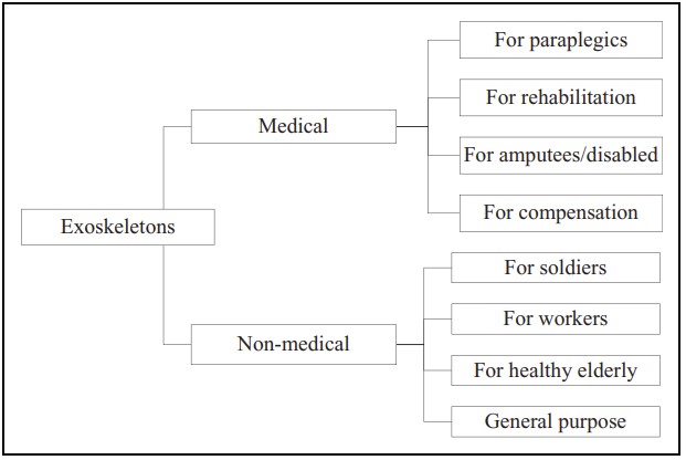 Categorization of exoskeletons based on end - user characteristics.